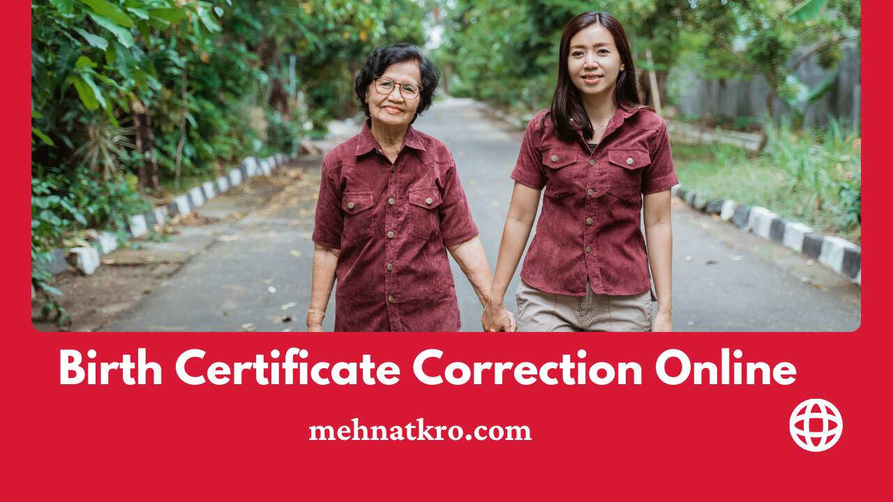 Birth Certificate Correction Online