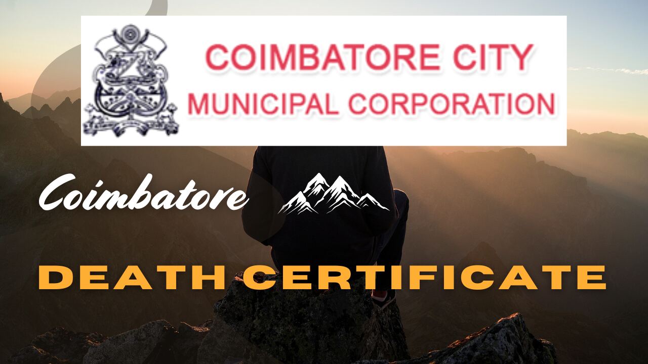 Death Certificate Download Coimbatore