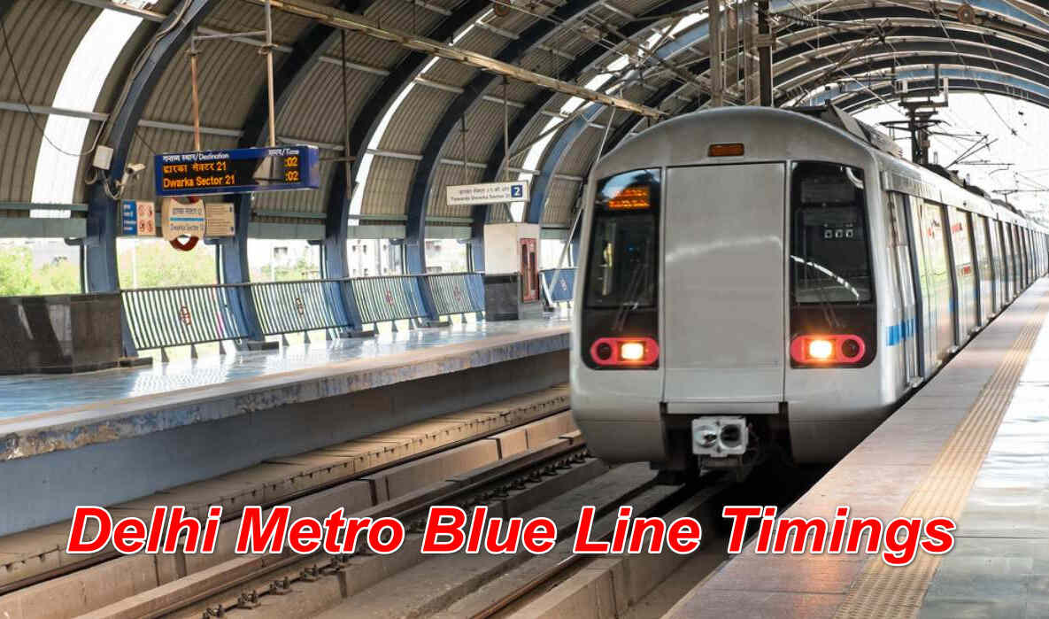 Delhi Metro Blue Line Timings