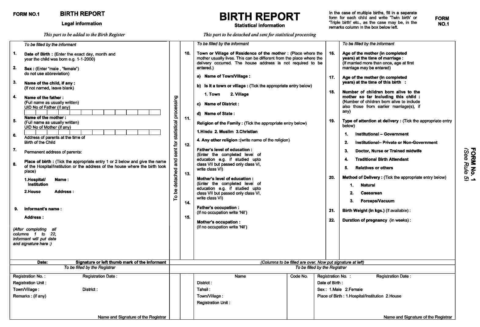 Download Birth Certificate Online Maharashtra