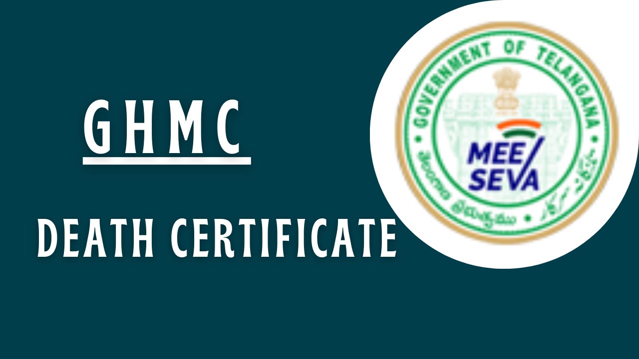 GHMC Death Certificate Search