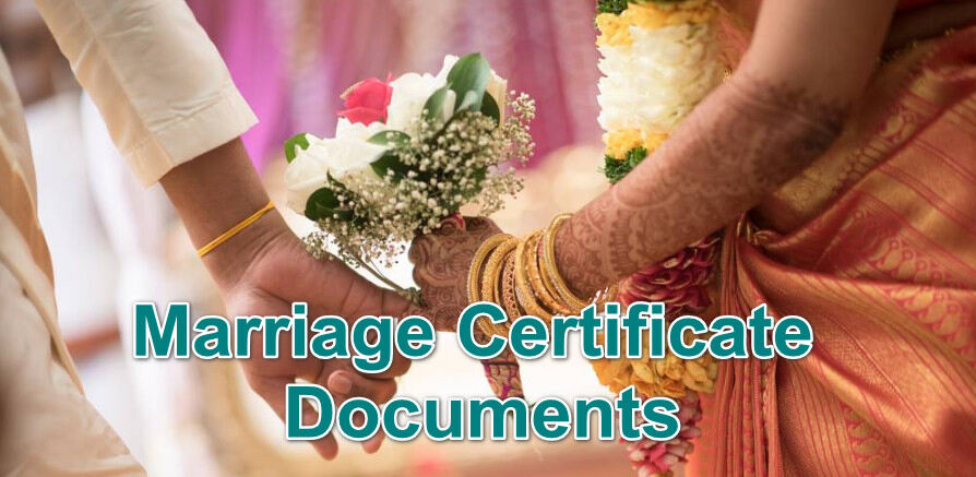 Marriage Certificate Documents