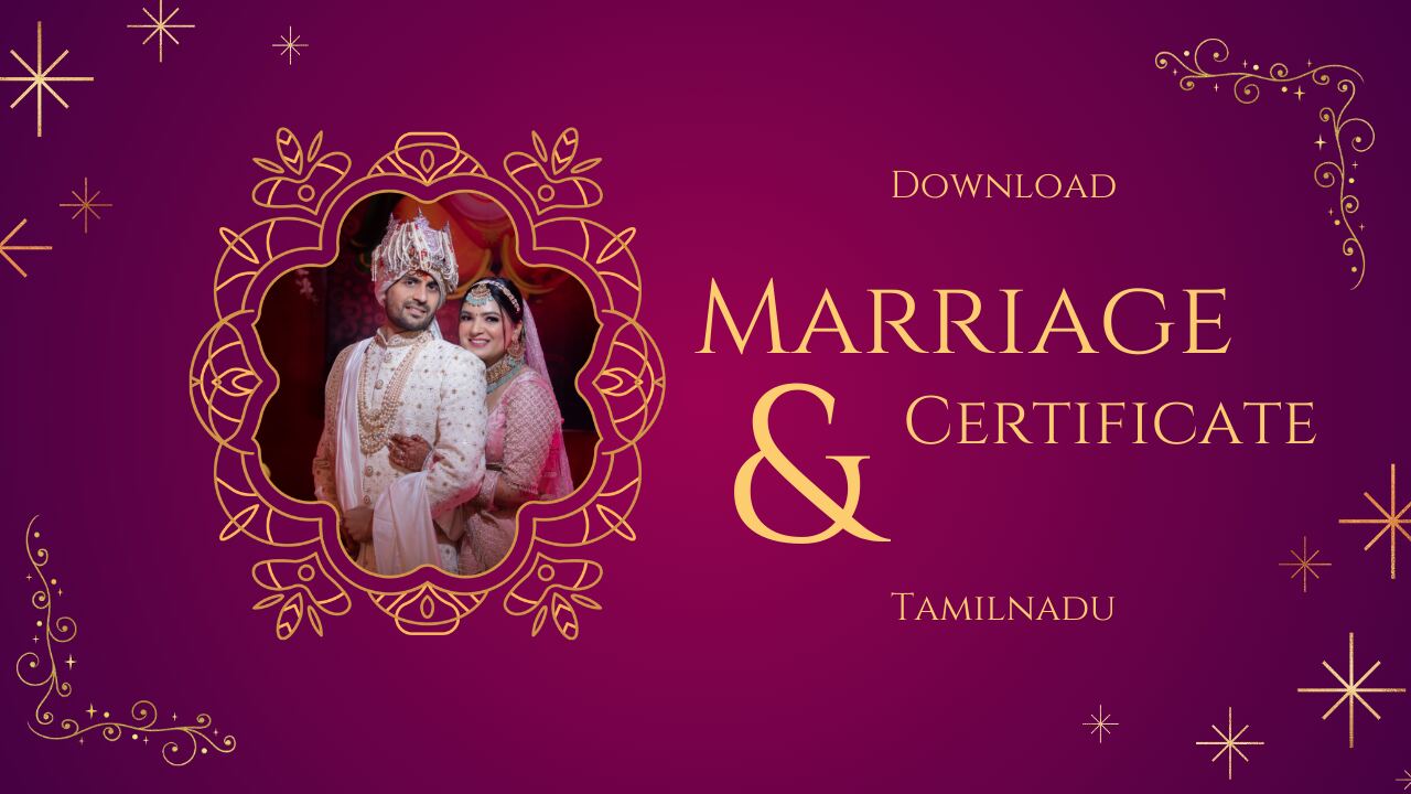 Marriage Certificate Download Tamilnadu