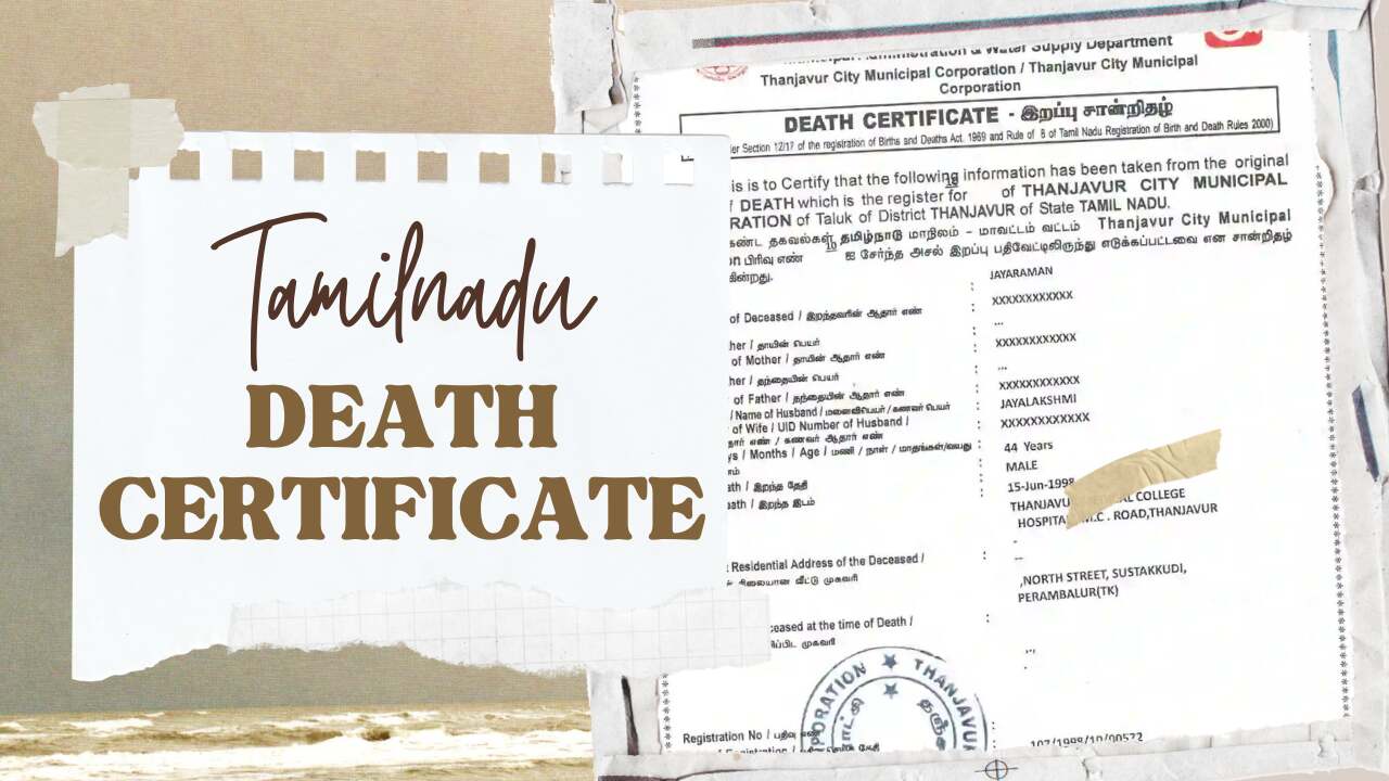 Tamilnadu Death Certificate Download