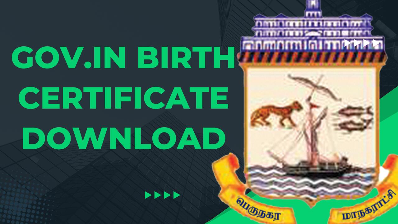 WWW.TN.Gov.In Birth Certificate Download