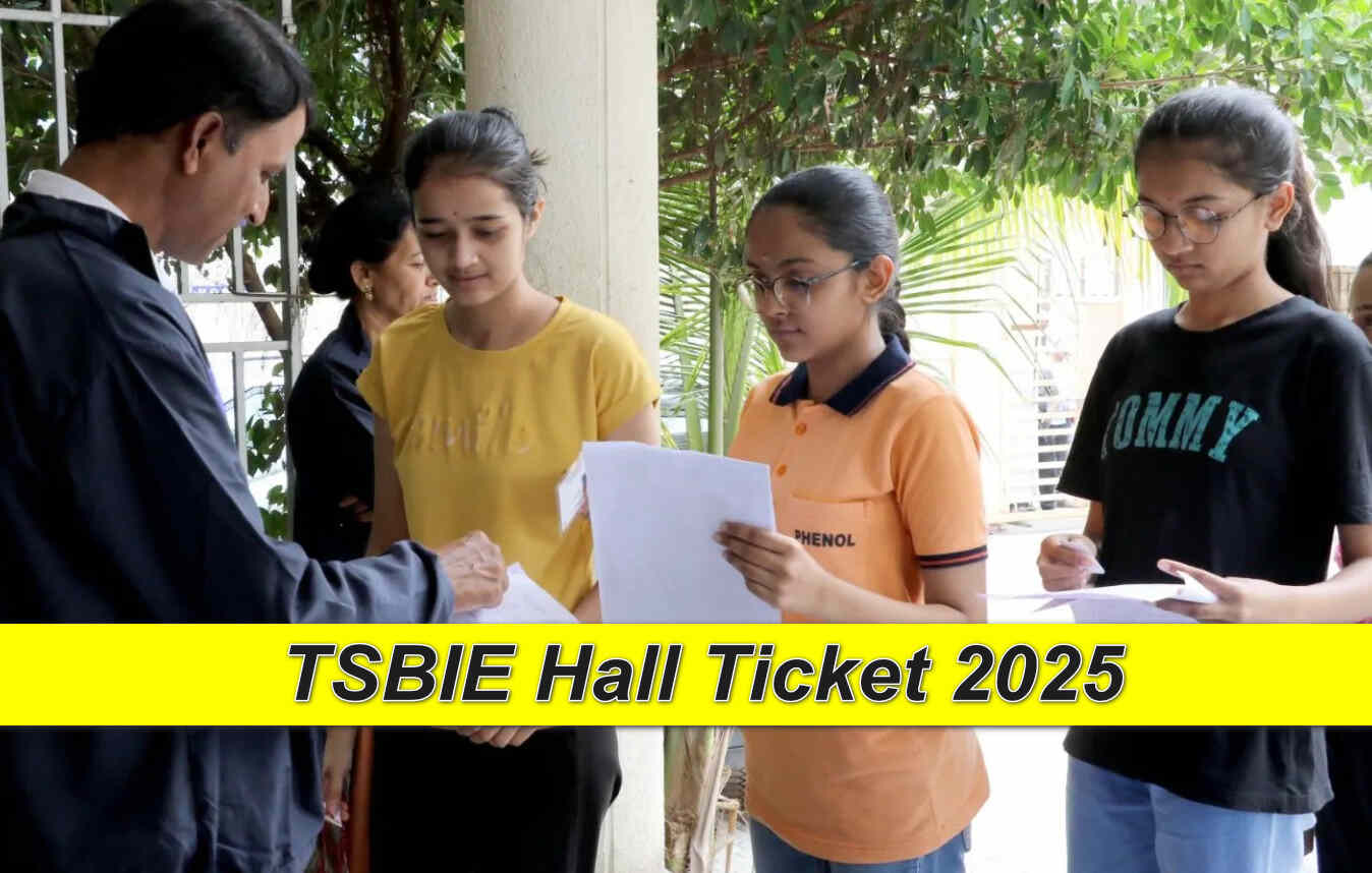 TSBIE Hall Ticket 2025