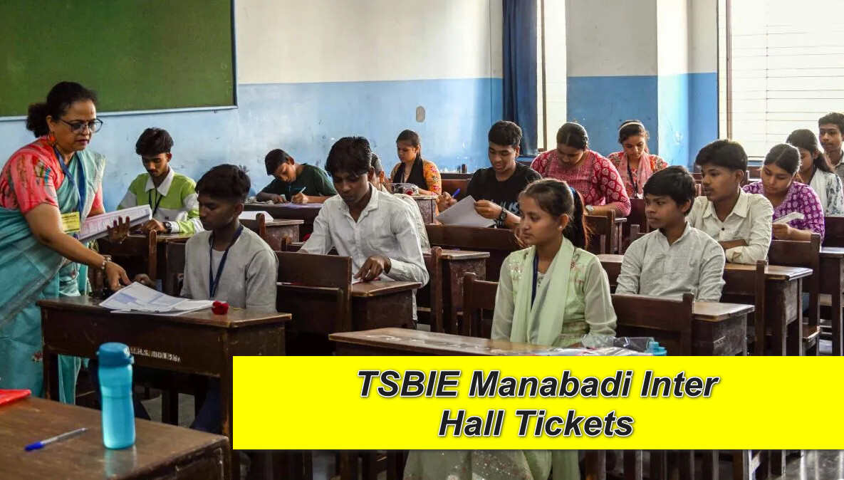 TSBIE Manabadi Inter Hall Tickets 2025