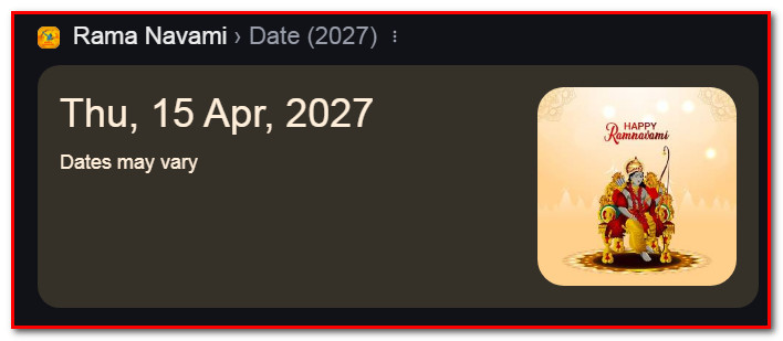 Ram Navami 2027